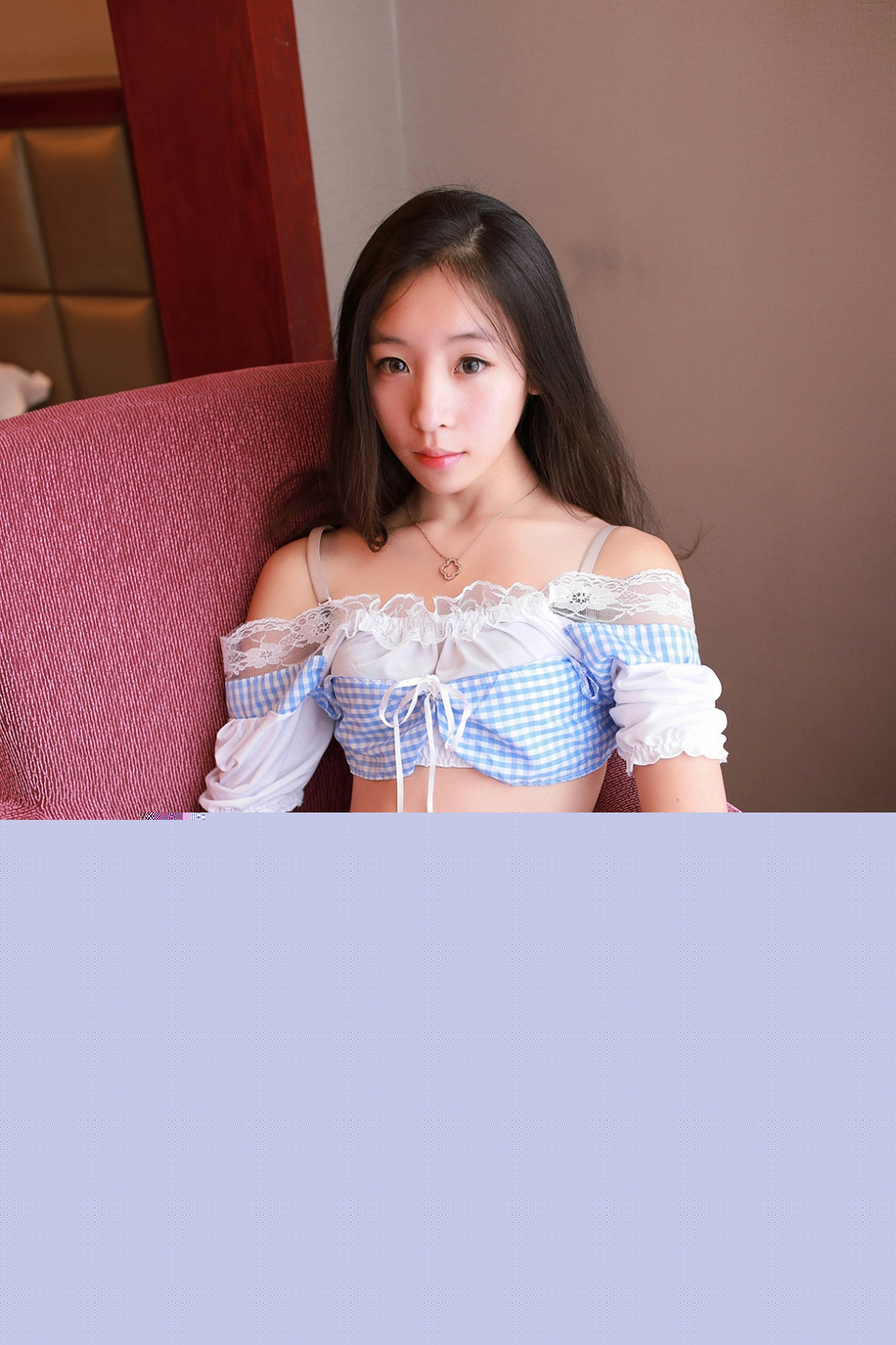 XiuRen第263期_迷人娇胸学妹梓萱Crystal性感女仆装极致诱惑写真53P