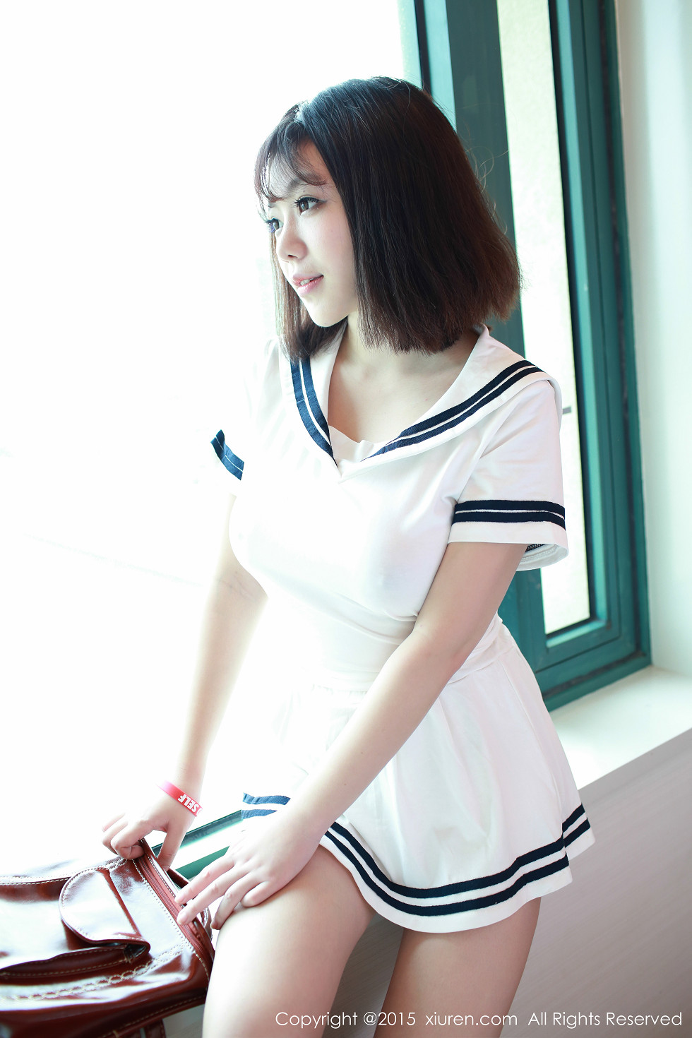 XiuRen第390期_巨乳嫩模刘飞儿Faye脱海军制服秀美乳诱惑写真38P