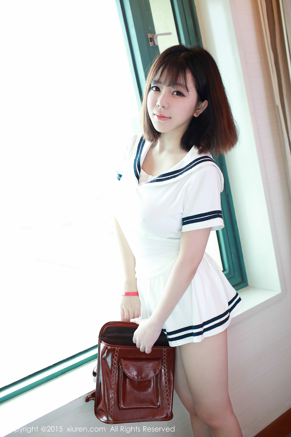 XiuRen第390期_巨乳嫩模刘飞儿Faye脱海军制服秀美乳诱惑写真38P