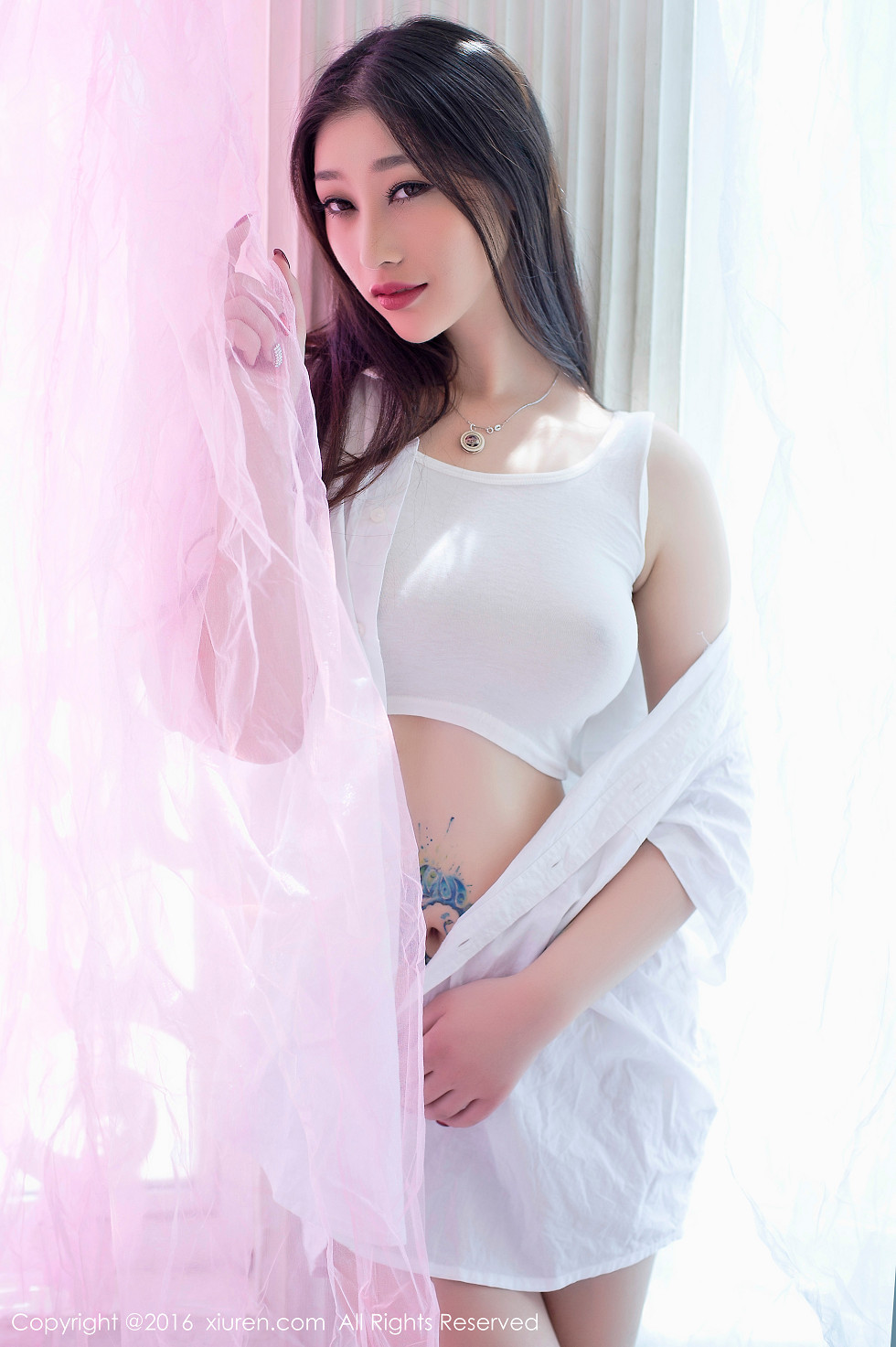 XiuRen第608期_武大校花妲己_Toxic细腰美狐娘私房内衣爆乳诱惑写真49P