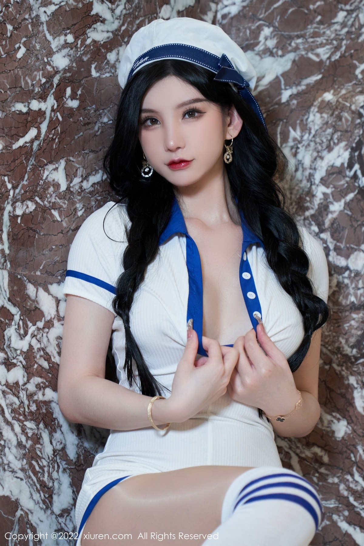 XiuRen第5397期_女神周于希Sally私房浴室白色连体衣秀完美身材迷人诱惑写真85P